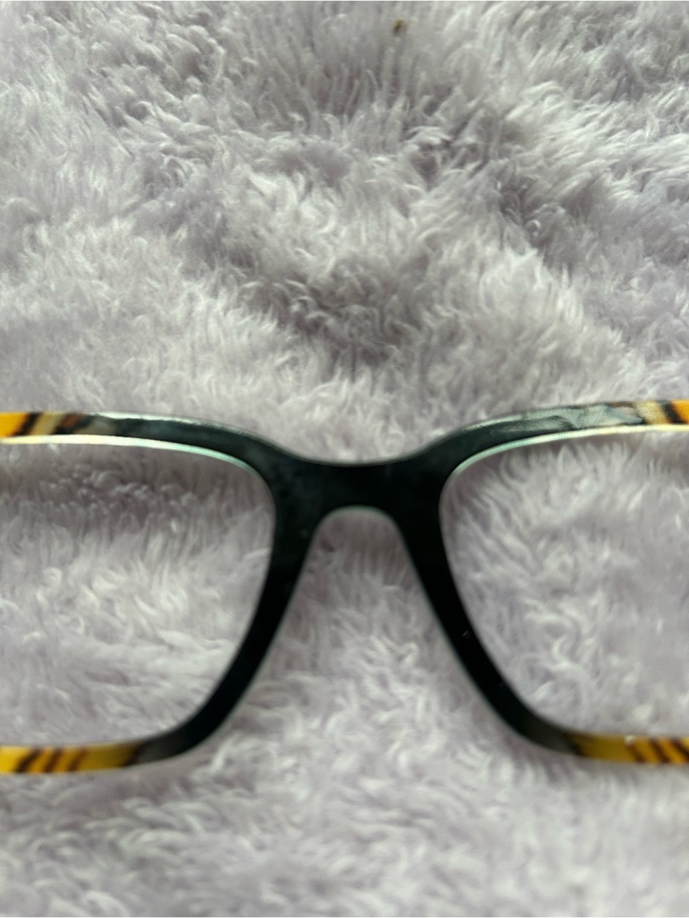 The Bengal Stripes Pair Eyeware Topper for the Larkin frame Black & Brown - Picture 5 of 6